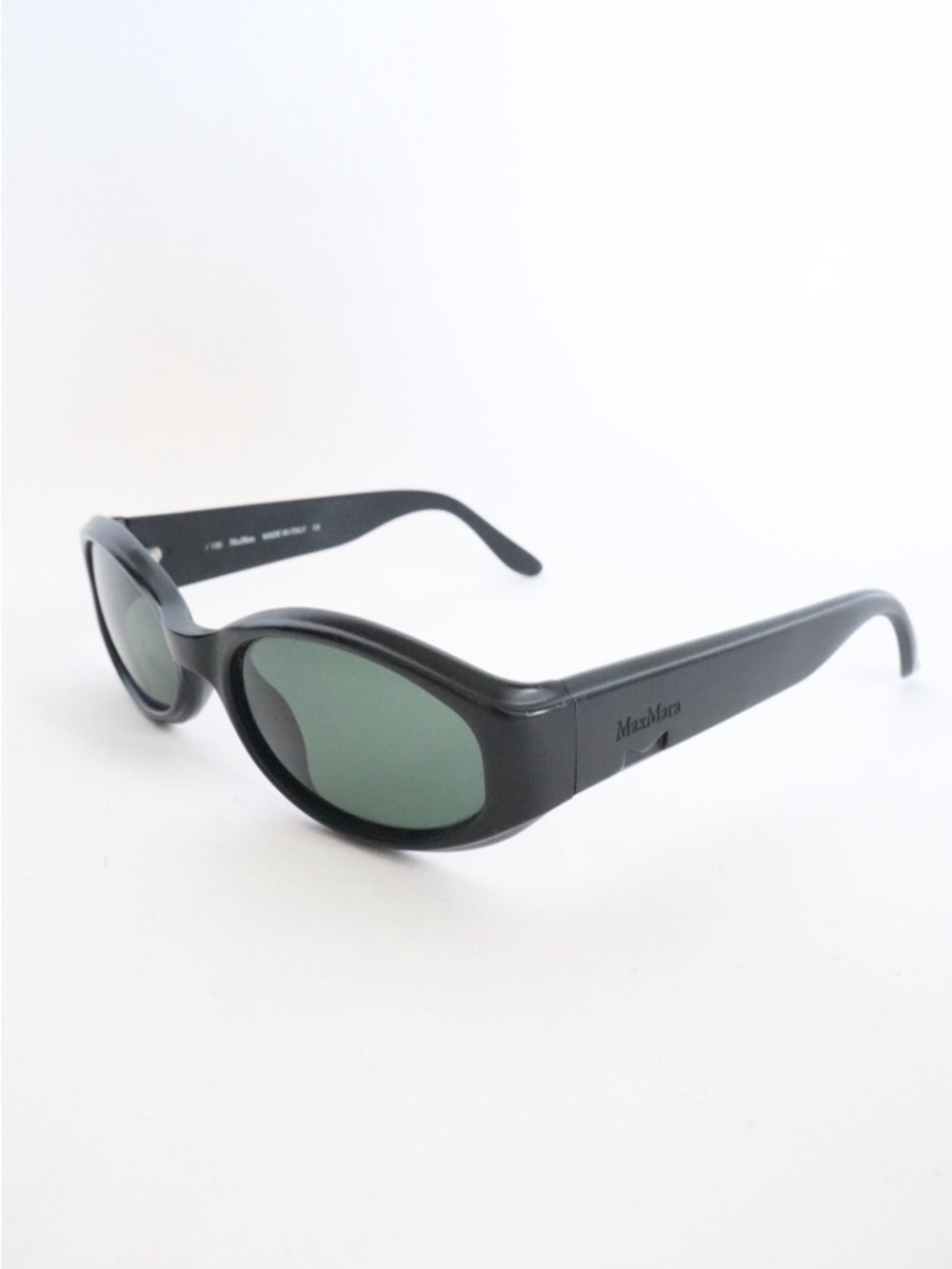 MaxMara Black Oval Optyl Lens Sunglasses